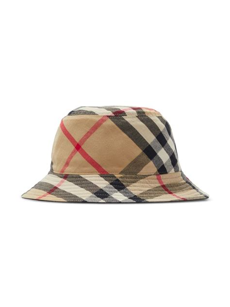 burberry reversible bucket hat vintage|vintage check bucket hats.